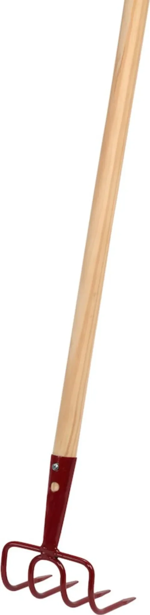 Floraworld – Feld- & Gartenhacke mit Stiel, 4-Zinken