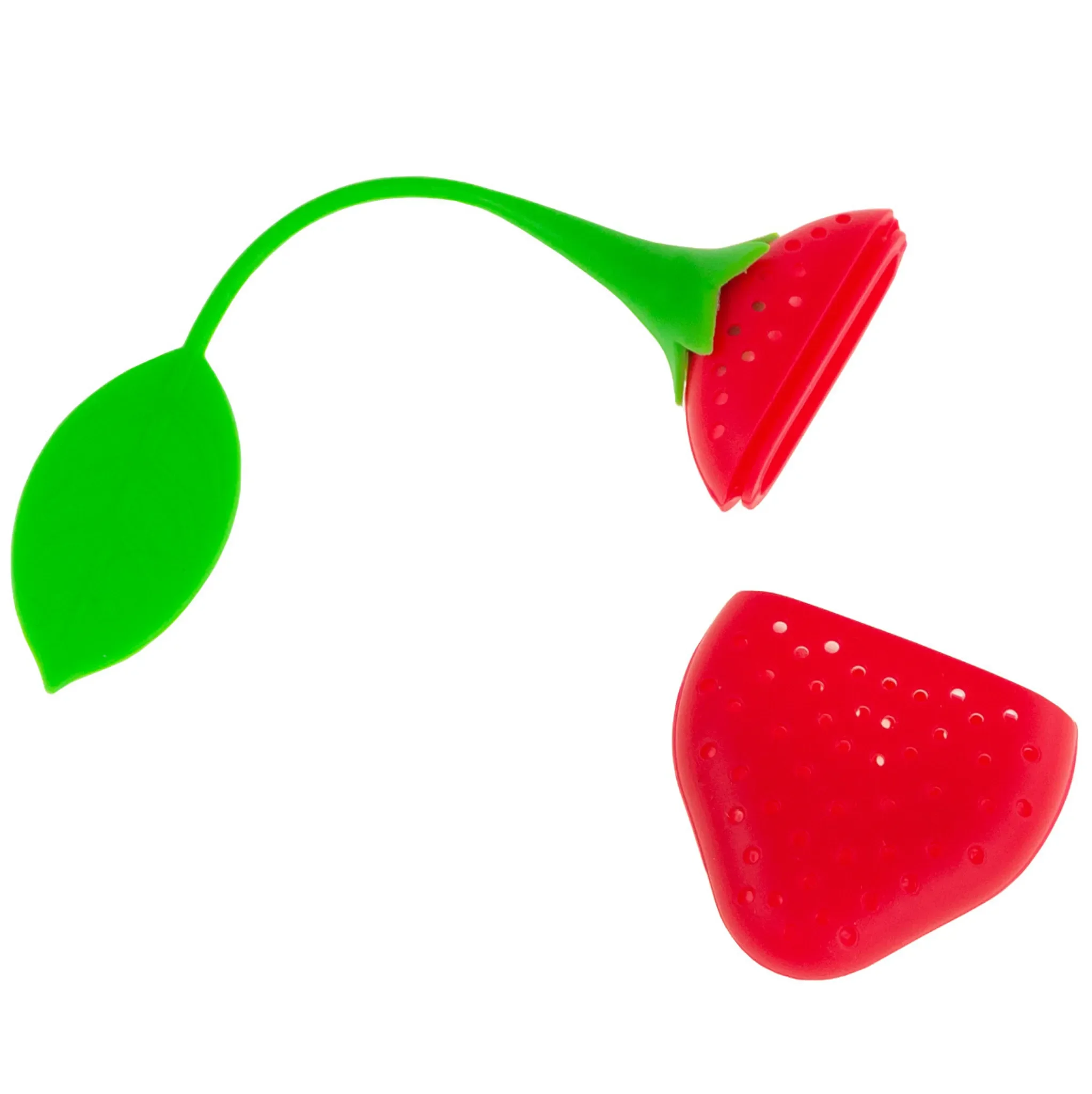 MARTOM - Silikon-Teebrüher „Erdbeere“ – aromatischer Teegenuss mit Spaßfaktor