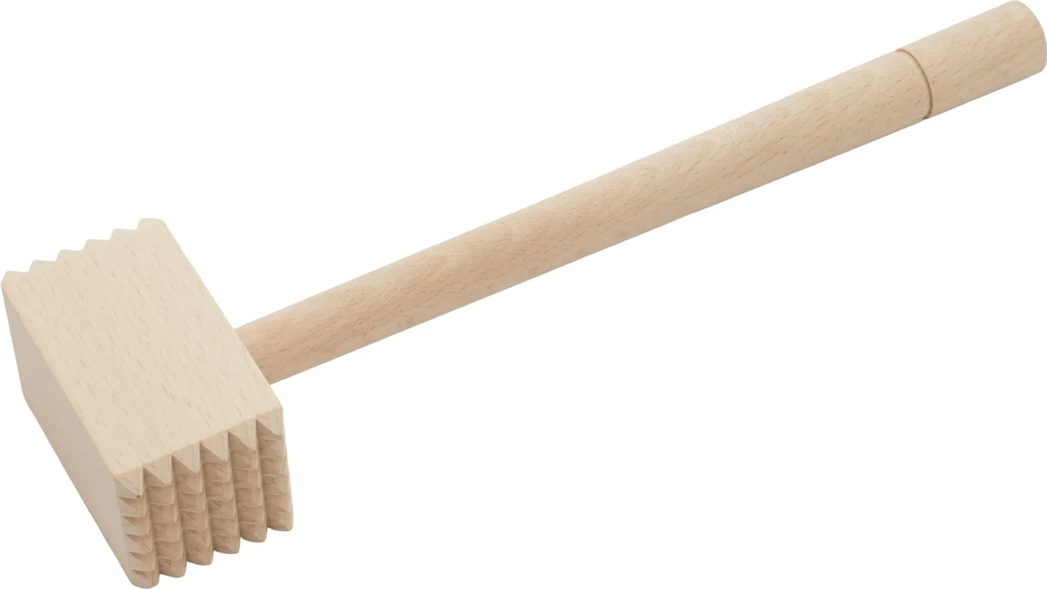 PEEWIT - Fleischklopfer aus Buchenholz – quadratisch & zweiseitig