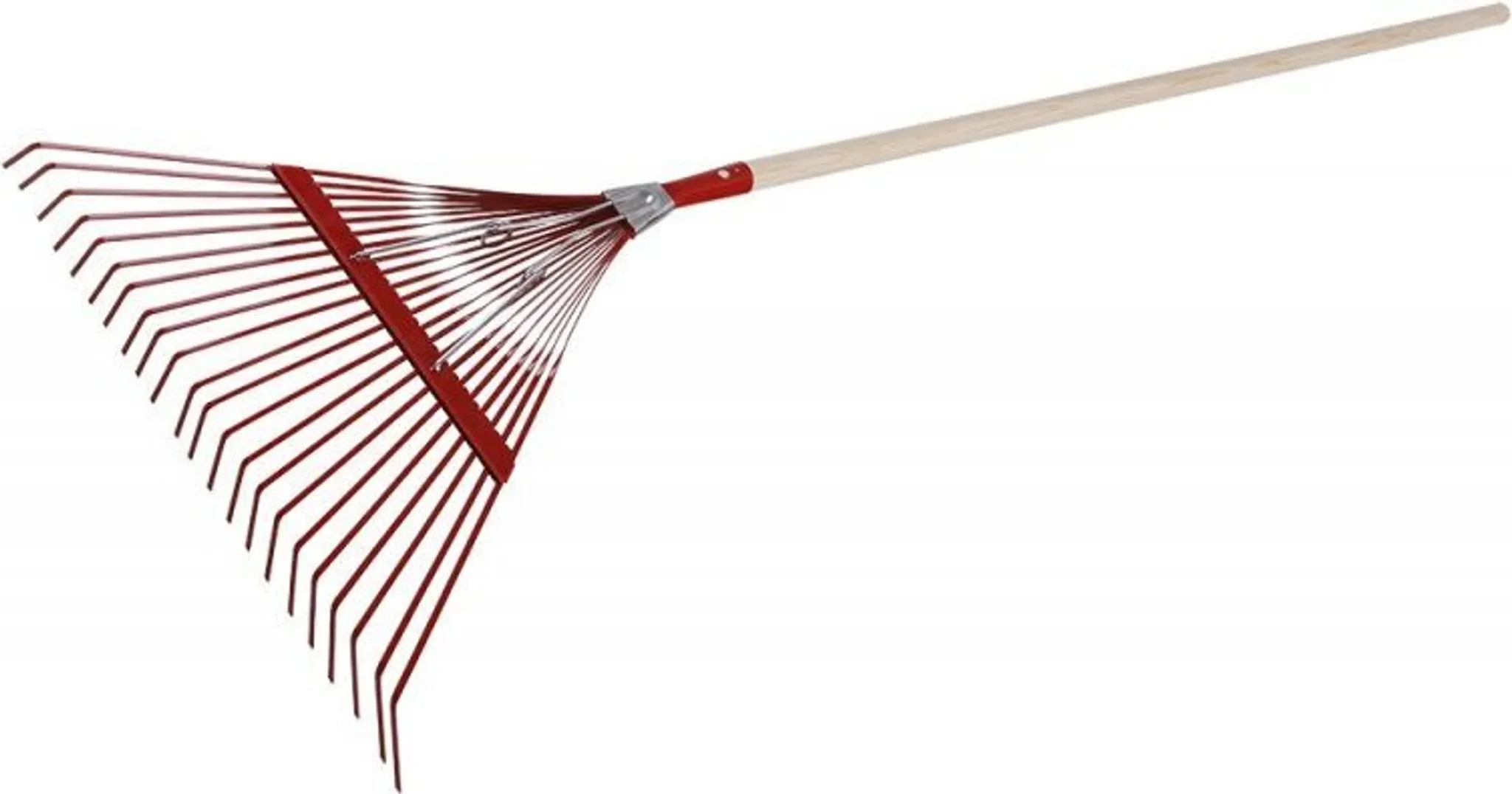 Euro Nářadí – Schwedische Metallharke mit Stiel, 160 cm