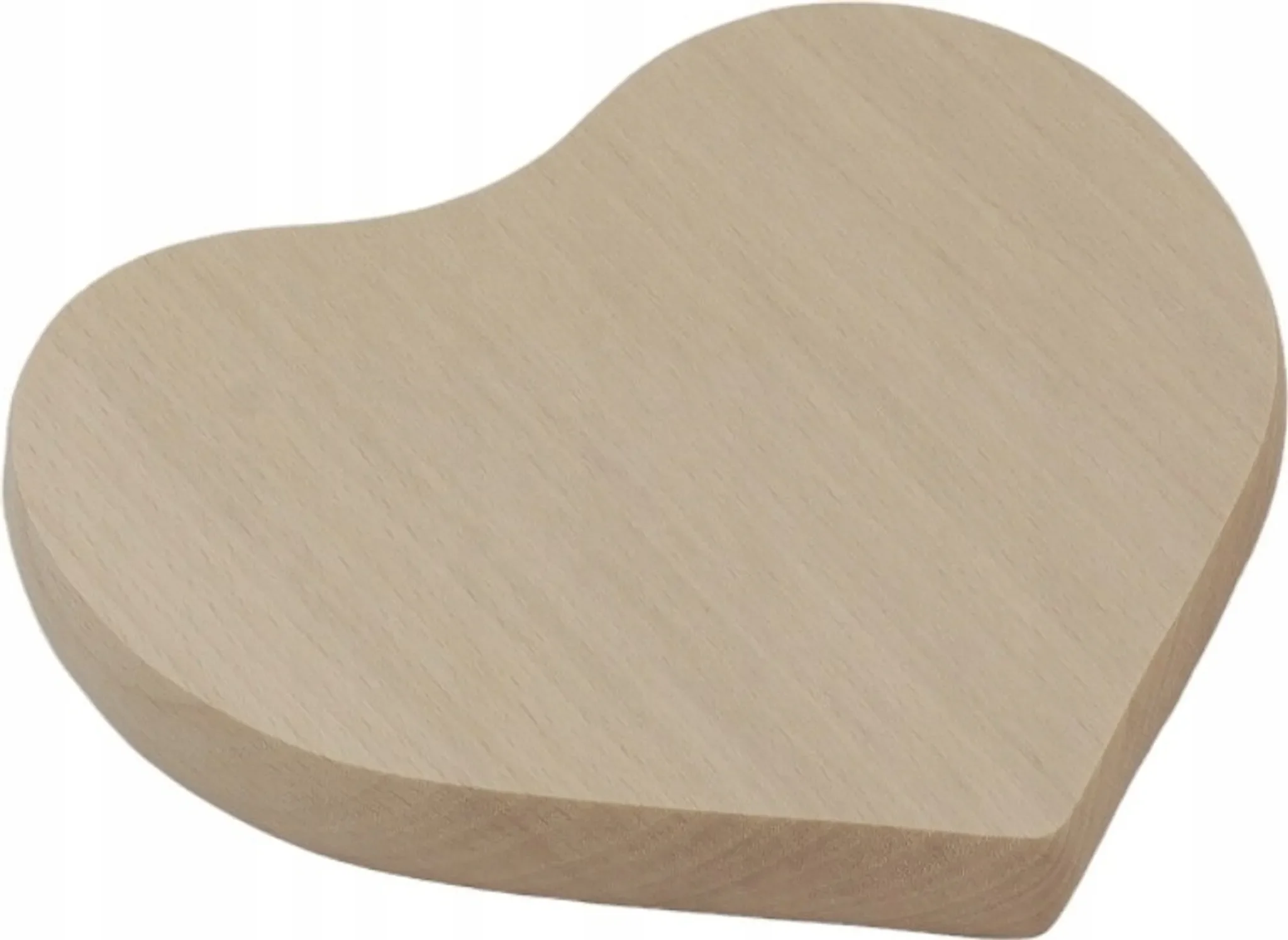 PEEWIT - Herzförmiger Tassenuntersetzer aus Buchenholz – natürlich & dekorativ
