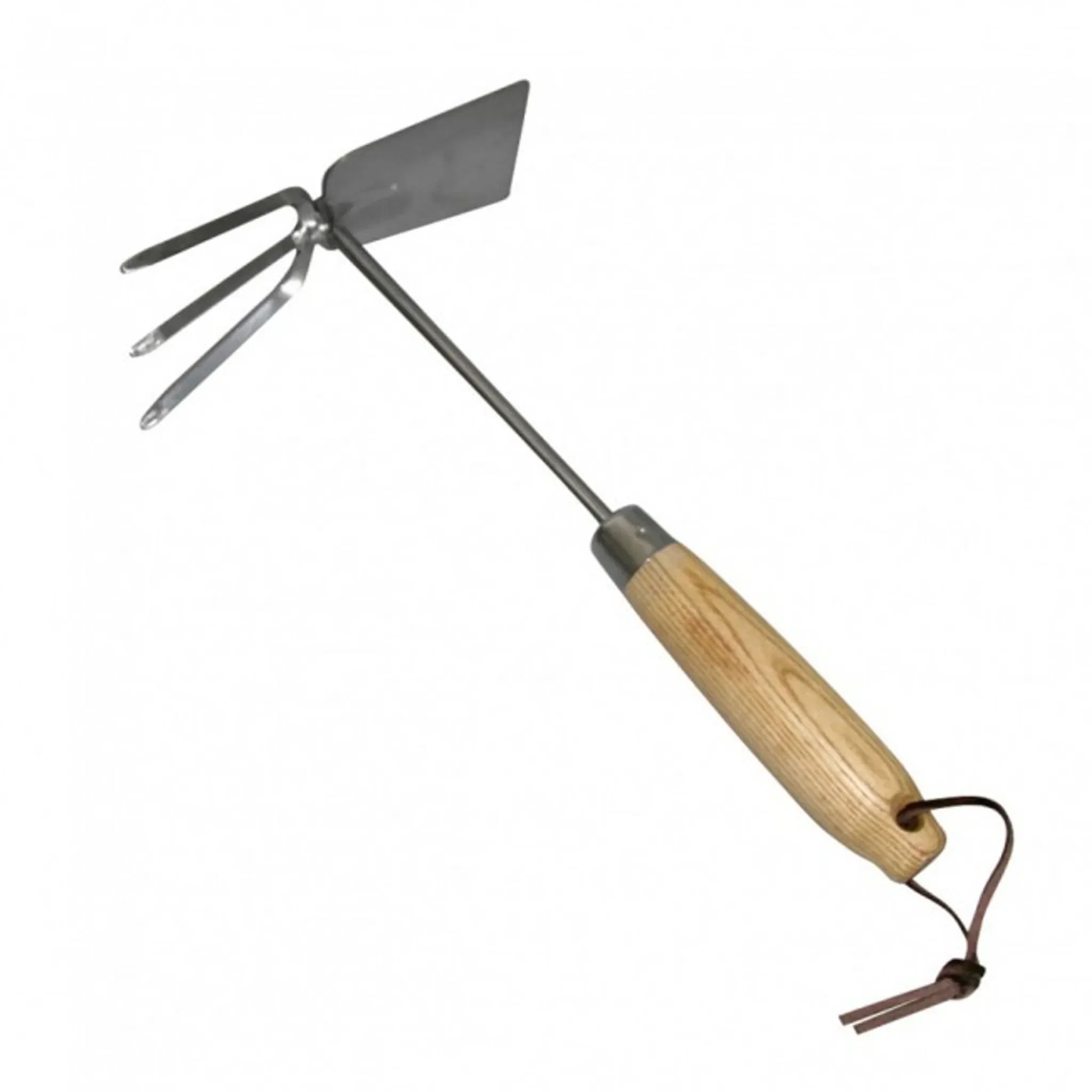 Testrut – Doppelhäckchen Edelstahl mit Eschengriff