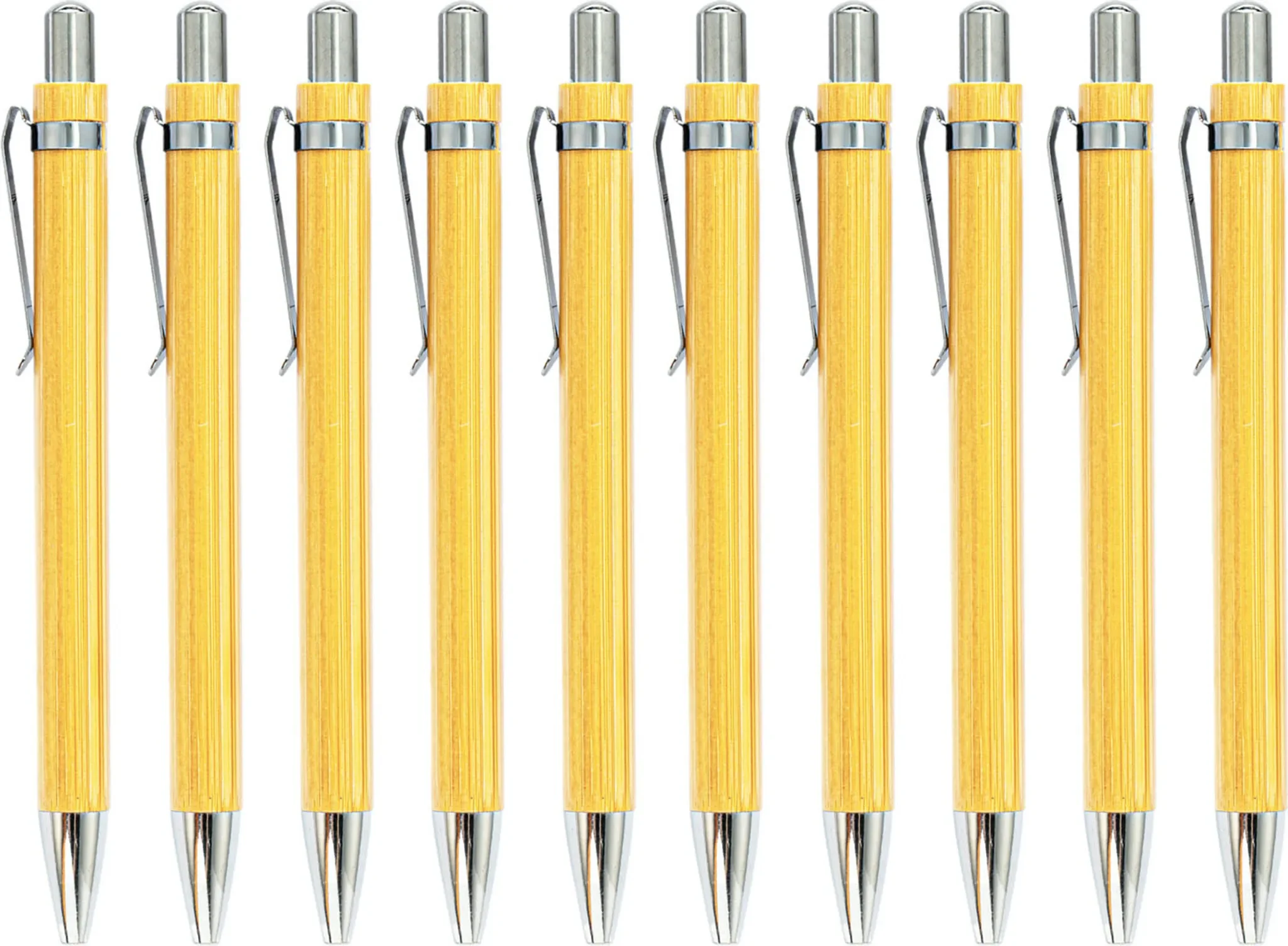 Bremen - Bambusstifte 10er Set, austauschbar & nachfüllbar, 13,6 cm